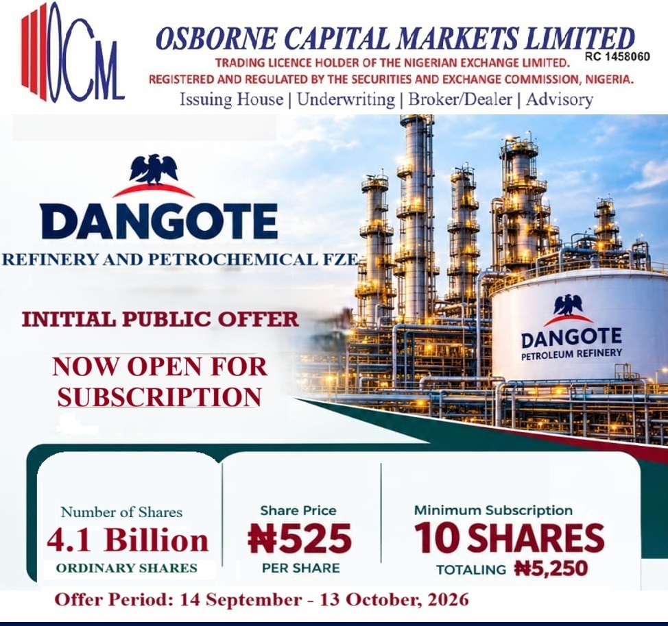 Dangote Refinery IPO Offer